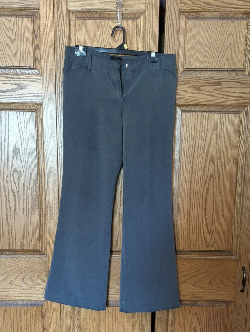 Star City Charcoal Boot Cut Dress Pants